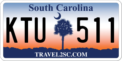 SC license plate KTU511