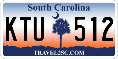 SC license plate KTU512