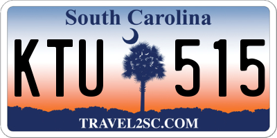 SC license plate KTU515