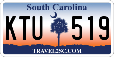 SC license plate KTU519