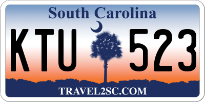 SC license plate KTU523