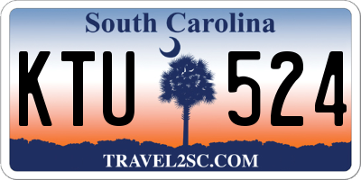 SC license plate KTU524