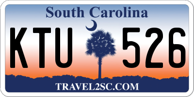 SC license plate KTU526
