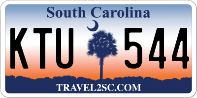 SC license plate KTU544