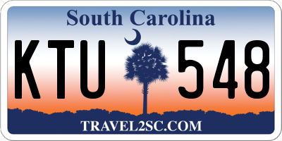 SC license plate KTU548