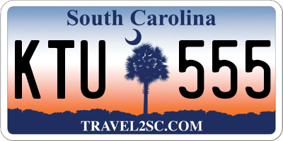 SC license plate KTU555