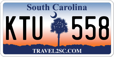 SC license plate KTU558