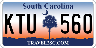 SC license plate KTU560