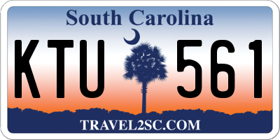 SC license plate KTU561