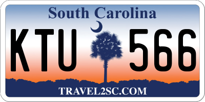 SC license plate KTU566