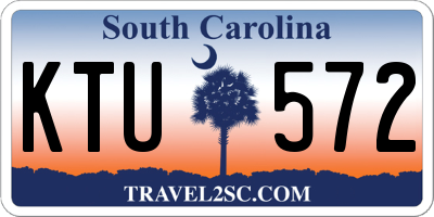 SC license plate KTU572