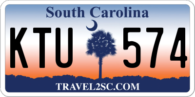 SC license plate KTU574