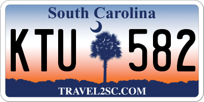 SC license plate KTU582