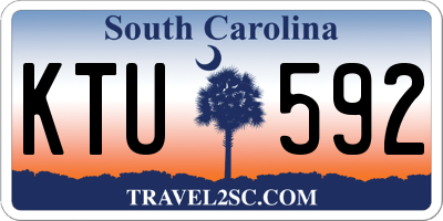 SC license plate KTU592