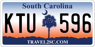 SC license plate KTU596