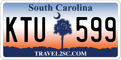 SC license plate KTU599