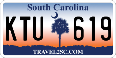 SC license plate KTU619
