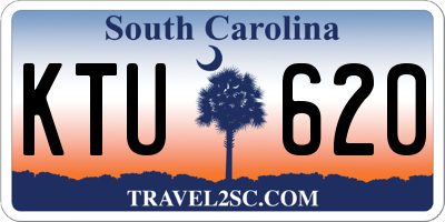 SC license plate KTU620