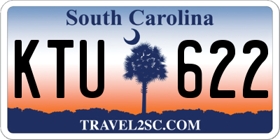 SC license plate KTU622