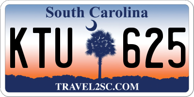 SC license plate KTU625
