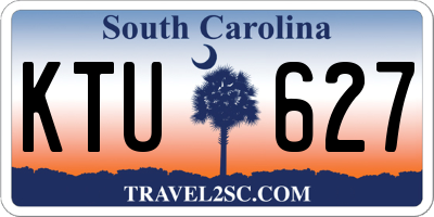 SC license plate KTU627