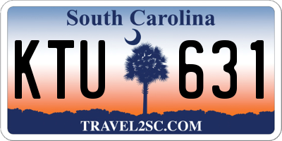 SC license plate KTU631