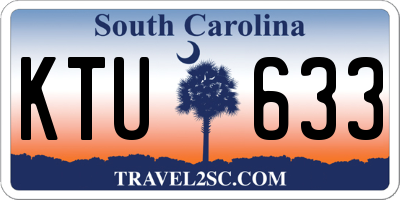 SC license plate KTU633