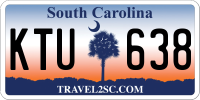 SC license plate KTU638