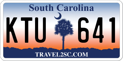 SC license plate KTU641