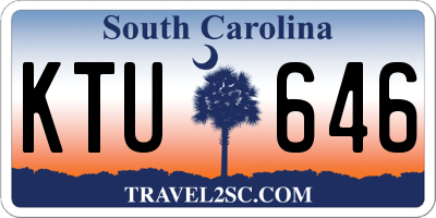 SC license plate KTU646
