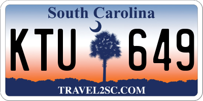 SC license plate KTU649
