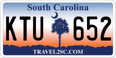 SC license plate KTU652