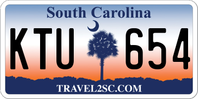 SC license plate KTU654