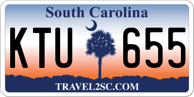 SC license plate KTU655