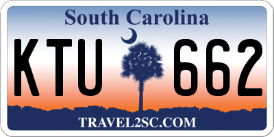 SC license plate KTU662