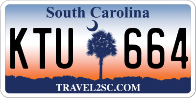 SC license plate KTU664