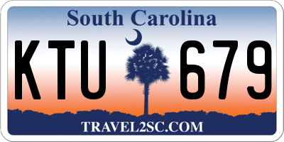SC license plate KTU679