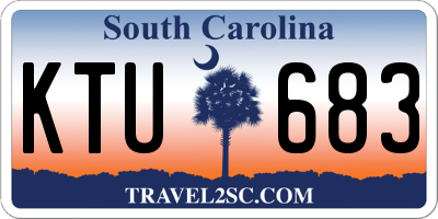 SC license plate KTU683