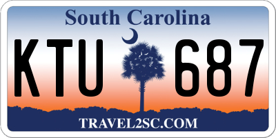 SC license plate KTU687