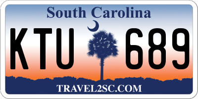SC license plate KTU689