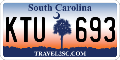 SC license plate KTU693