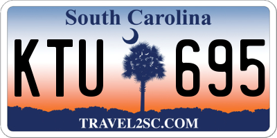 SC license plate KTU695