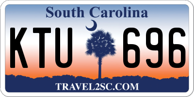 SC license plate KTU696