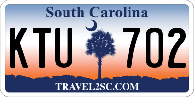 SC license plate KTU702