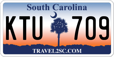 SC license plate KTU709