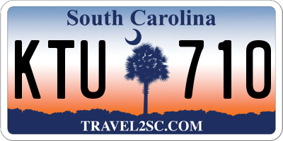SC license plate KTU710