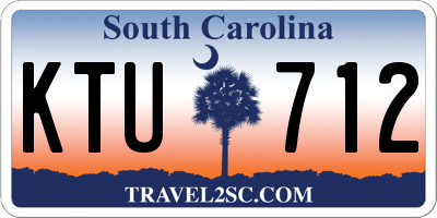 SC license plate KTU712