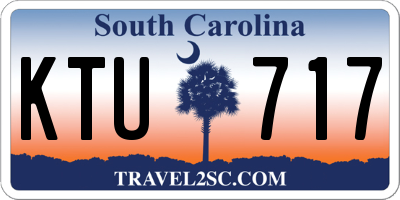 SC license plate KTU717