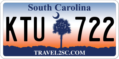 SC license plate KTU722