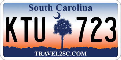 SC license plate KTU723